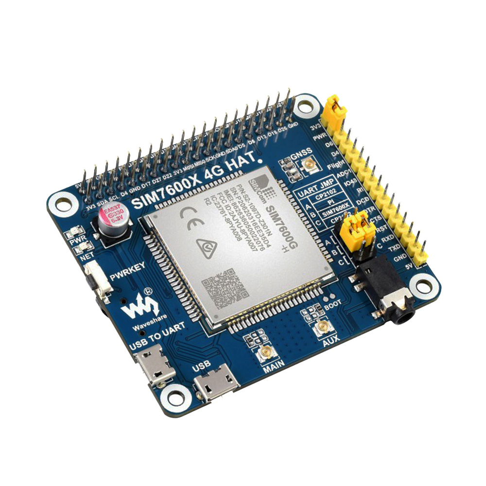 SIM7600E-H 4G HAT 